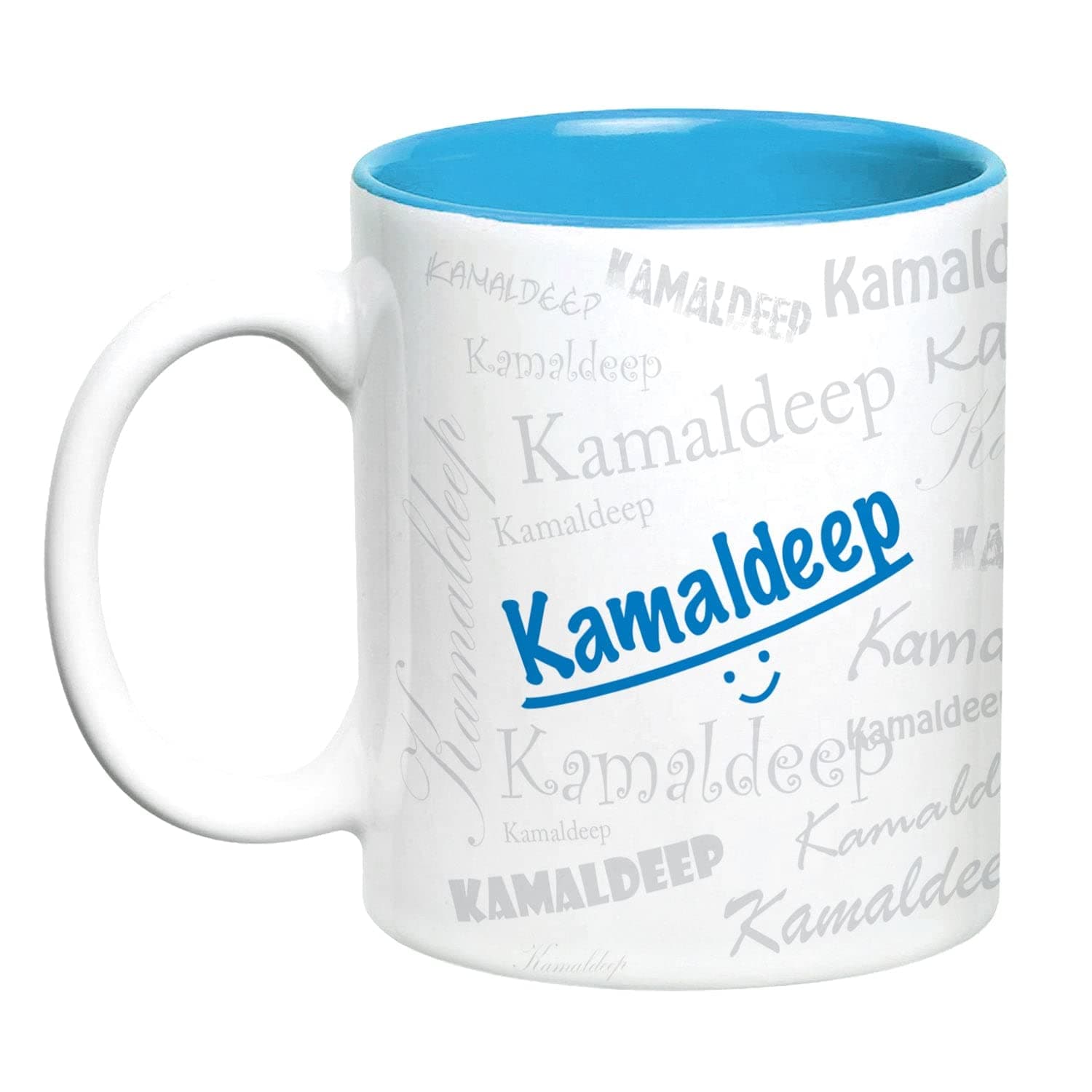 Hot Muggs Me Graffiti Mug - Kamaldeep Personalised Name Ceramic, 315 ml, 1 Unit