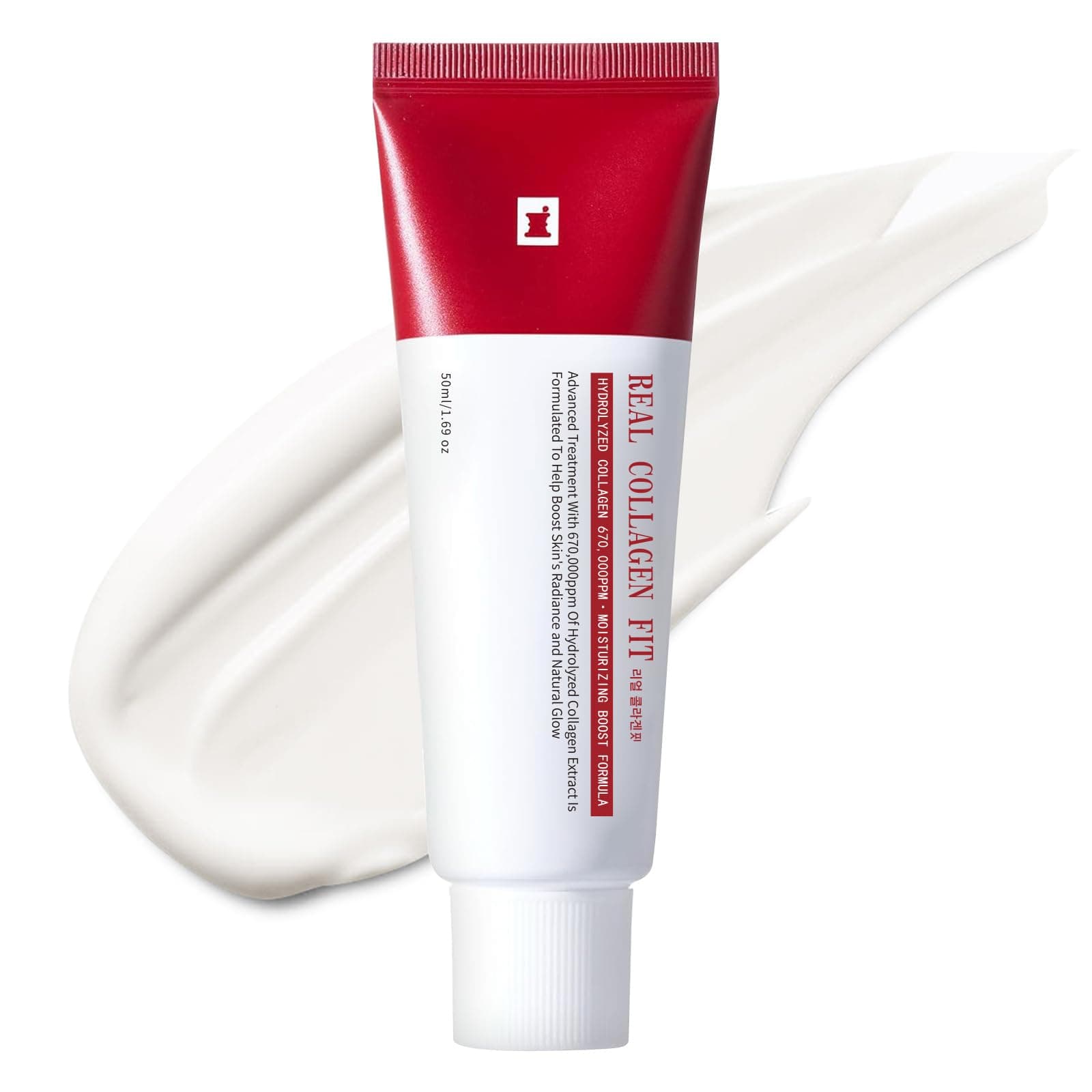 Real Collagen Fit, Collagen Face Mask, Collagen Night Wrapping Mask, Peel Off Collagen Mask, Korean Face Mask, Baby Collagen Mask, Glass Skin, Hydrating & Firming, for All Skin Types, 50ML, 1.69 oz