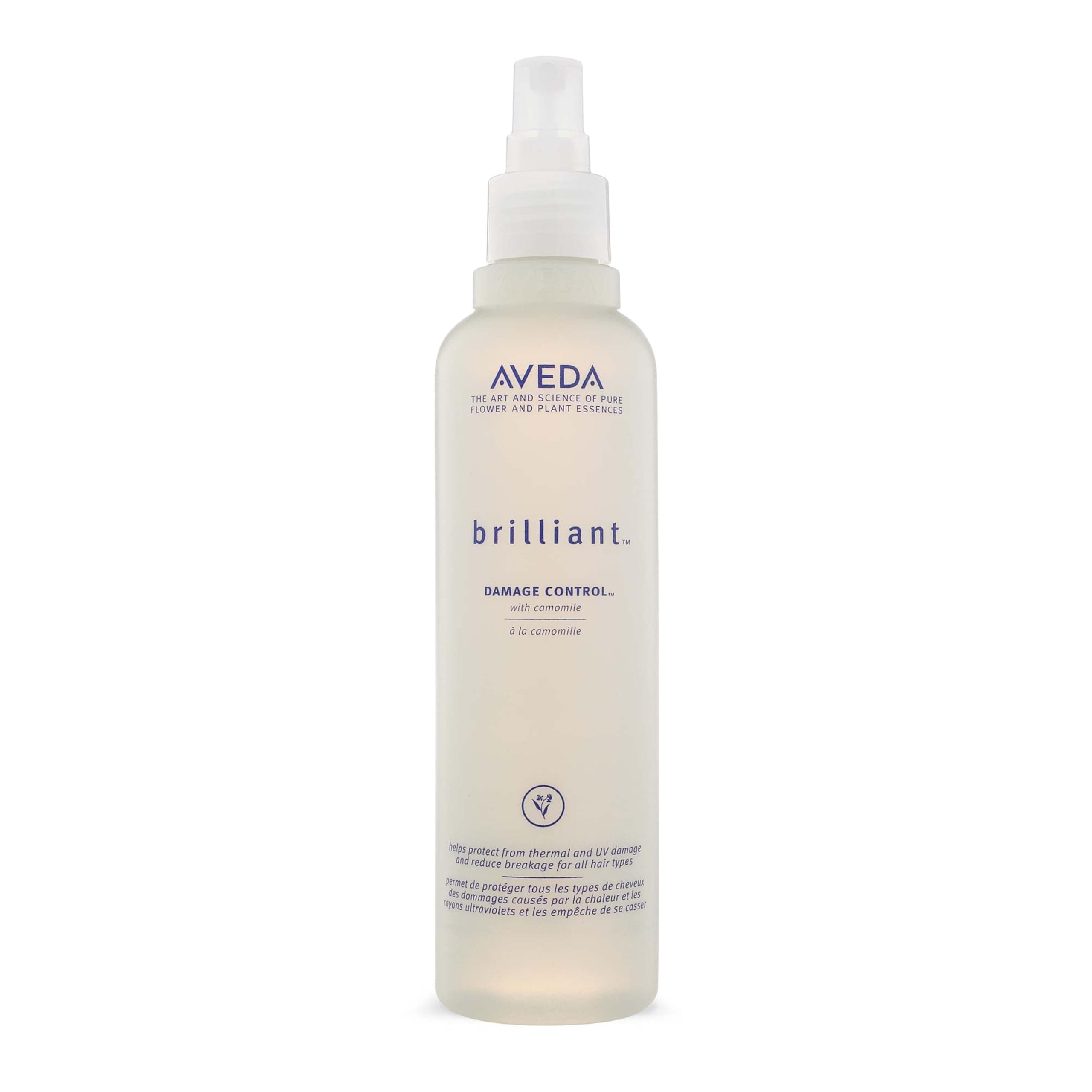 Aveda Brilliant Damage Control | Detangling Spray | Heat Protection Spray | Reduces Damage and Breakage | Jasmine, Rose, Clove Aroma | 8.5 Fl Oz