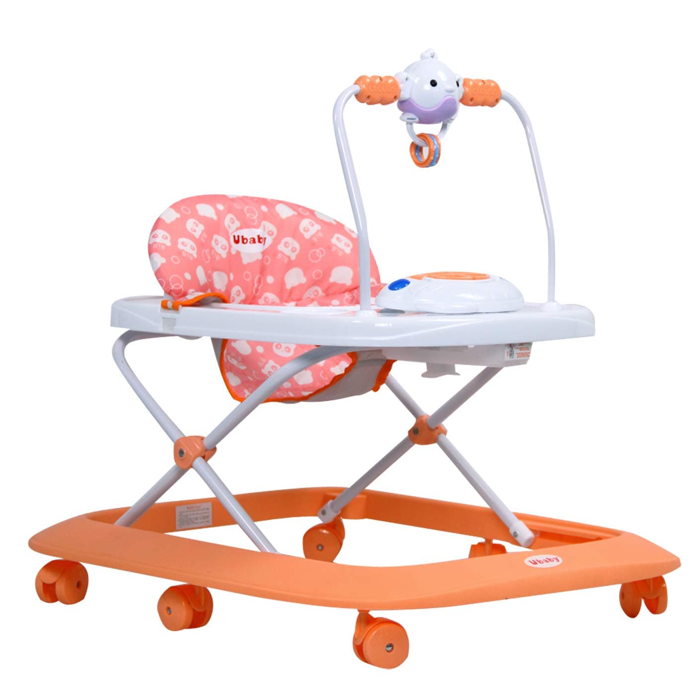 Ubaby Baby Walkers with Play Tray and Hanging Toys