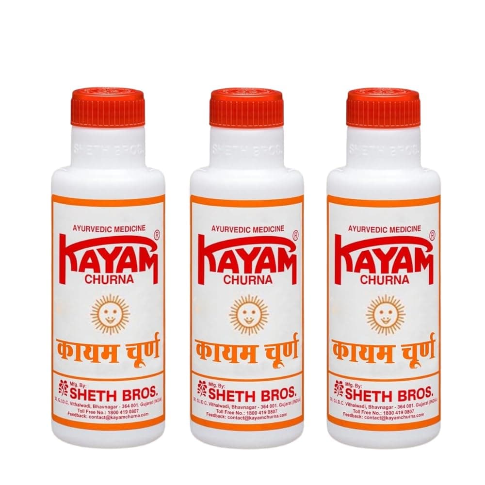 Kayam Churna Sheth Brothers - 100 Gm (Pack Of 3)