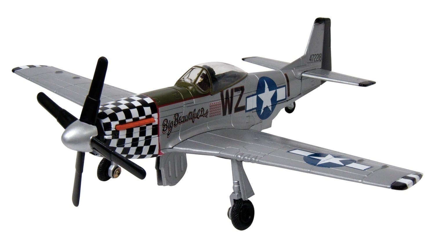 Richmond Toys 1: 48 Scale Boeing P-51 Mustang DIE-CAST Model