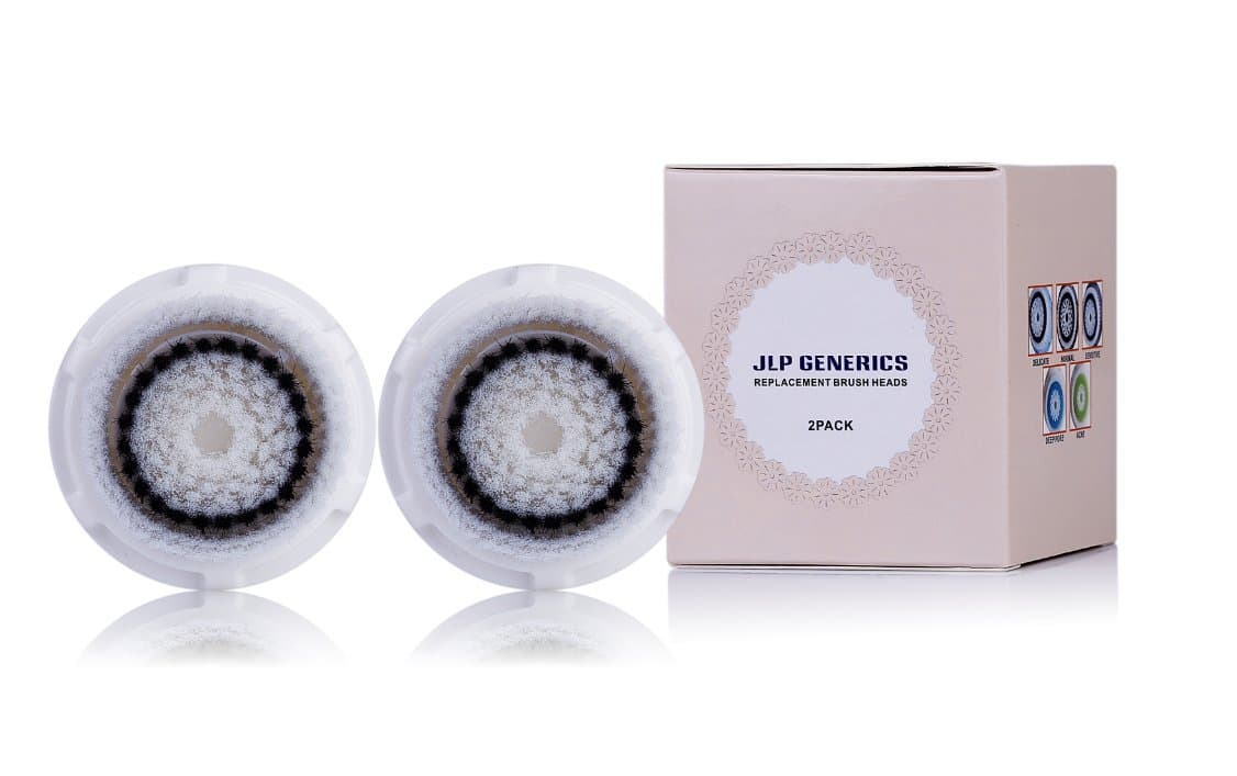 Replacement Brush Head for Deep Pore Cleansing twin Pack -by JLP (twin pack, sensitive skin)