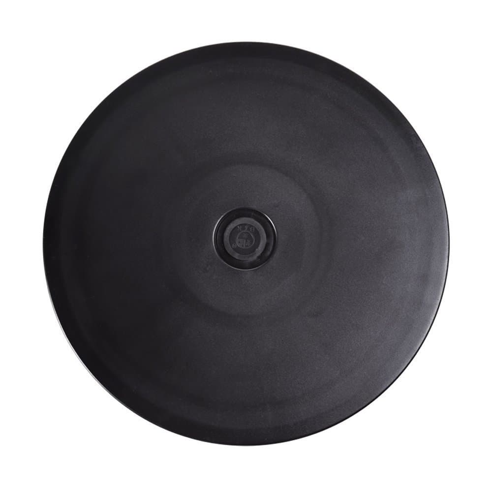 Lazy Susan, BLACK Acrylic Turntable Organizer Heavy Duty Rotating Swivel Steel Ball Bearings Stand for Monitor/TV/Turntable/Lazy Susan,With Steel Ball Bearings for Indoor/Outdoor (8INCH, BLACK)
