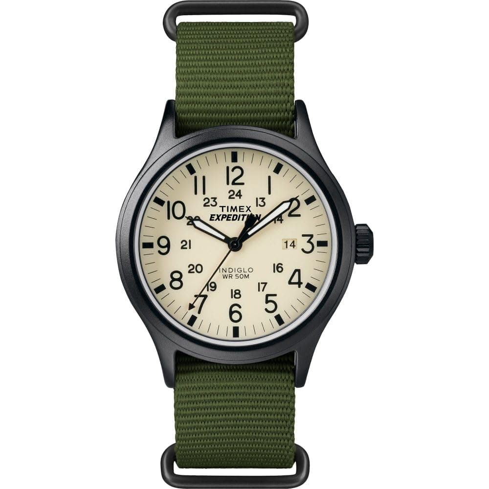 Timex Men's Expedition Scout 40 Watch Green/Black/Cream