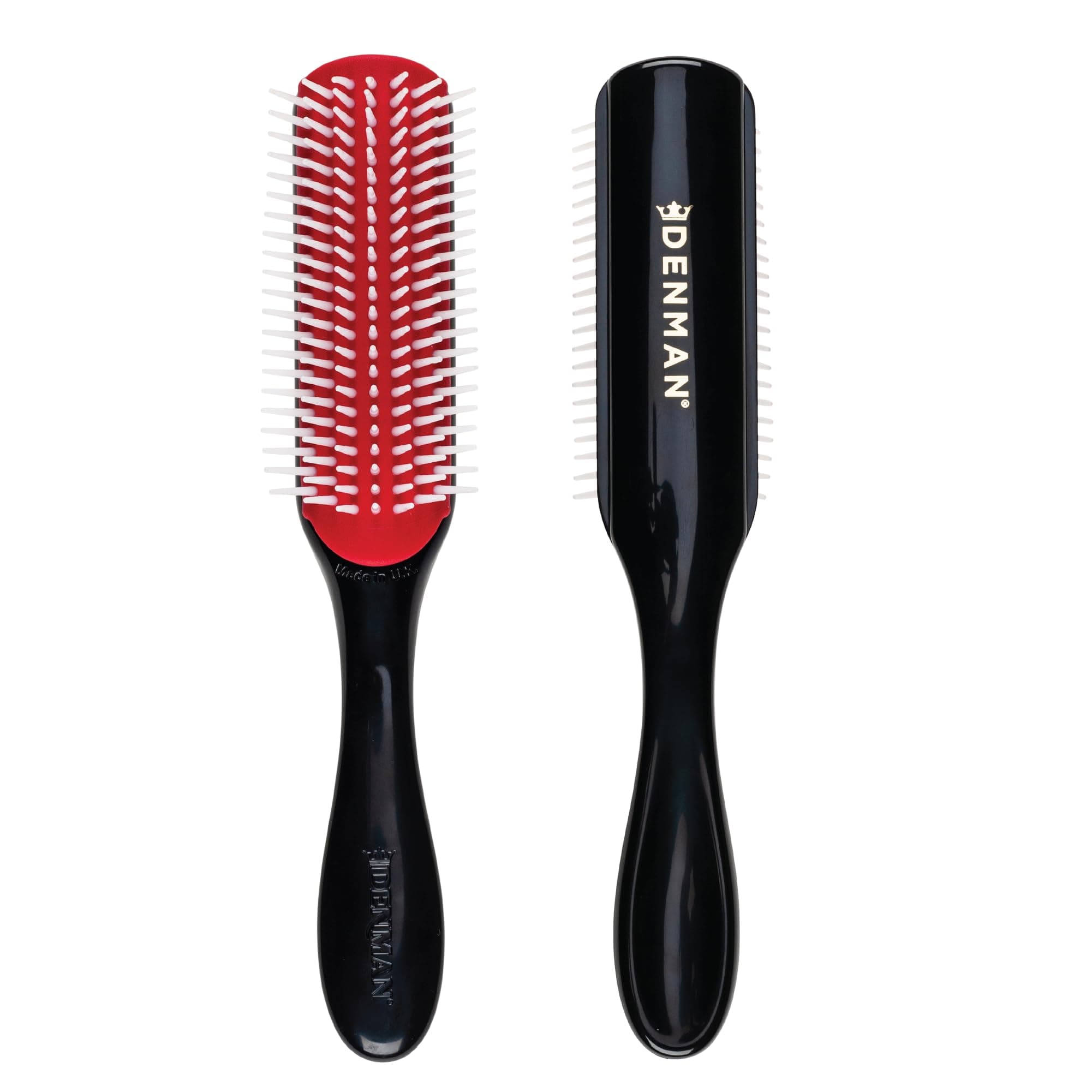 D3 Original Curl Definer & Styler, Curly Hair Brush for Women & Men – 7 Row Detangling & Curl Defining Brush for Smooth Defined Curls - a precision Styling Brush for straight hair