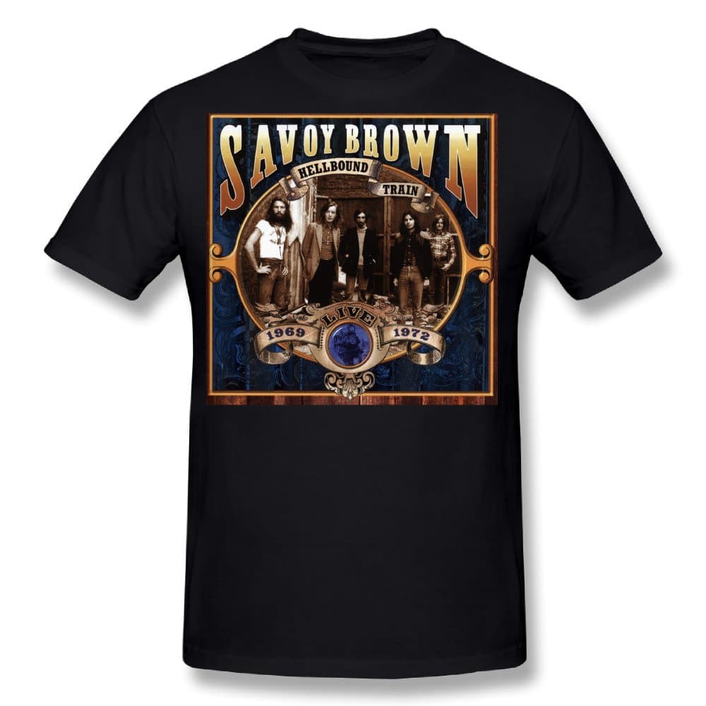 Flesiciate1 Men Savoy Brown Cover Image Design Size M T-Shirts