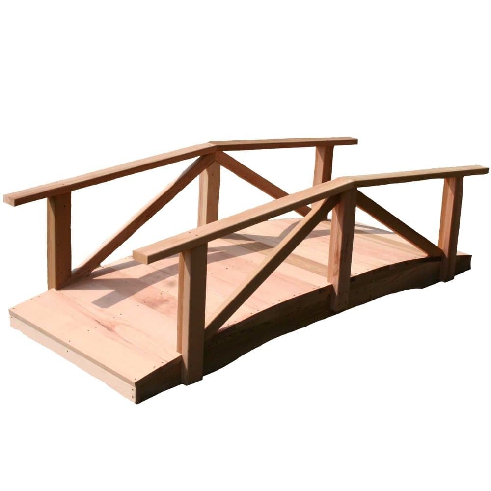 Cedar Pearl River Garden Bridge (120 in.)