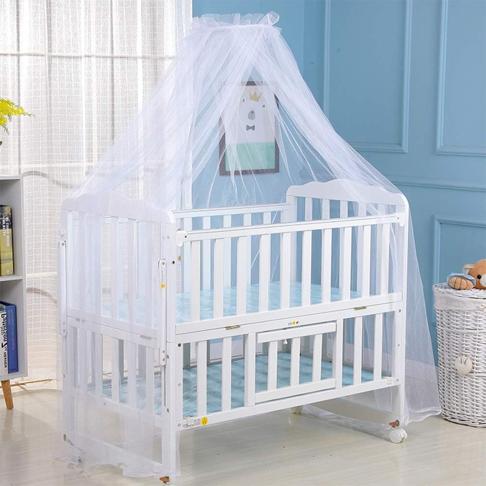 Mosqutio Net for Crib Baby Cot Bed Canopy Netting Fly Insect Protection (A)