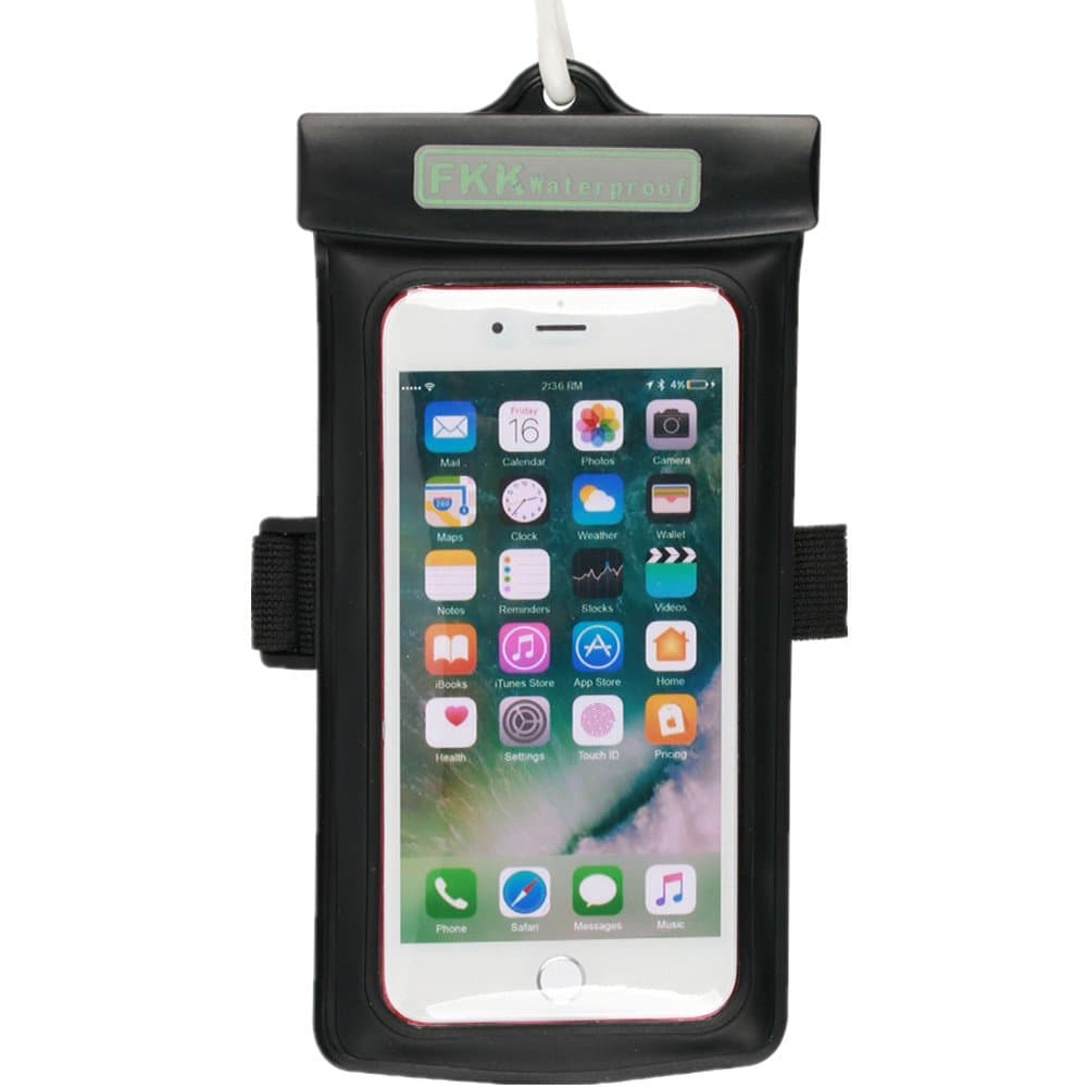 Waterproof Case, Floating Pouch for iPhone 7, 7 Plus, 6s, 6s Plus, 5s, with Armband, Universal to 6.0 Inches Phone, Support Touch