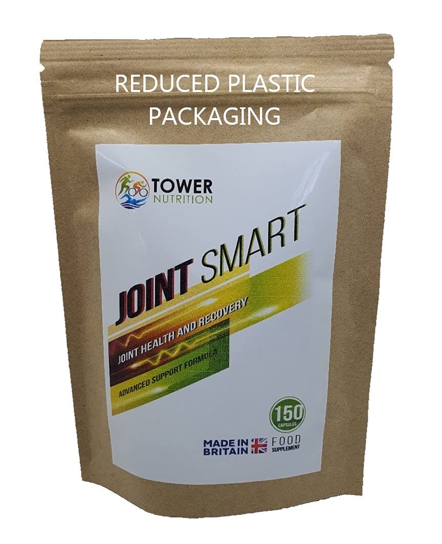Joint Health Supplement - Goodbye Joint Pain | Glucosamine MSM Chondroitin, Cissus Quadrangularis, Boswellia, Turmeric, Piperine | Joint Smart 150 Capsules by Tower Nutrition | Made in UK