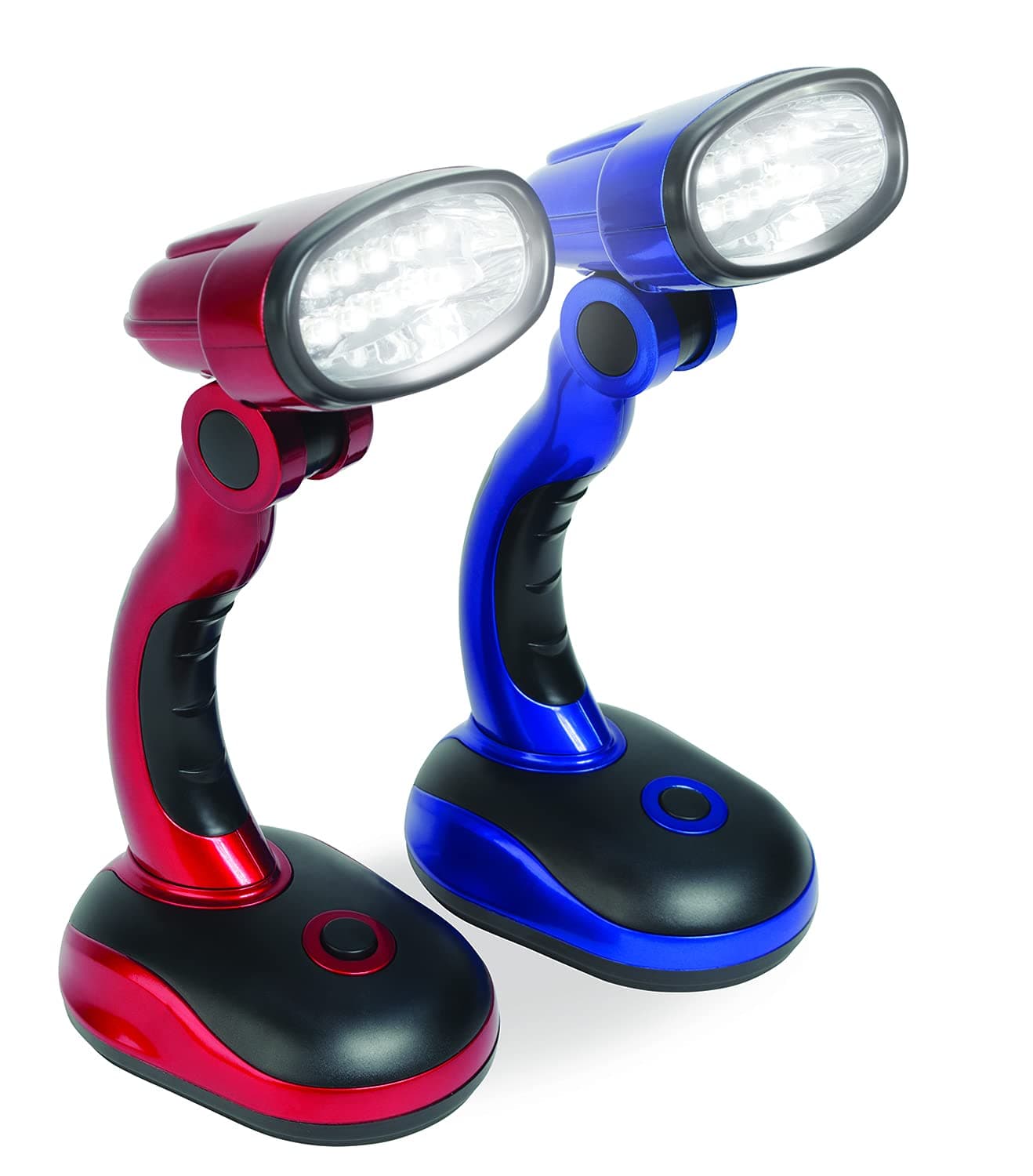Ideaworks JB6173MULTI LED Desk Lamps-Red and Blue