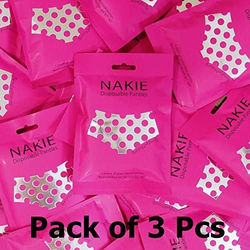 Disposable Underwear for Women (Pack of 3) Premium Quality for Hip 32" - 40" Ship with Tracking Number