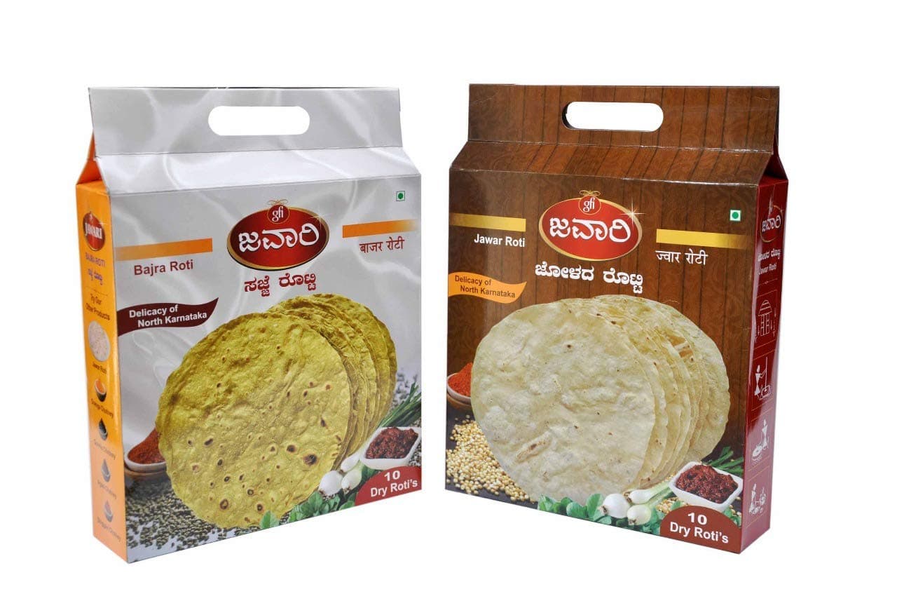 Jowar Roti And bajra Roti Breakfast Food High Protein Gluten Free