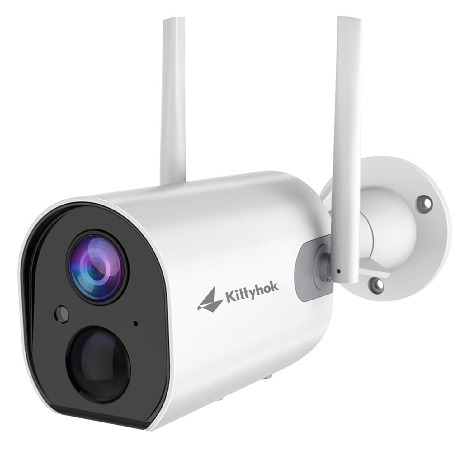 Kittyhok Battery Powered Wire-Free Security Surveillance Cameras Outdoor (Battery Camera 1080p)