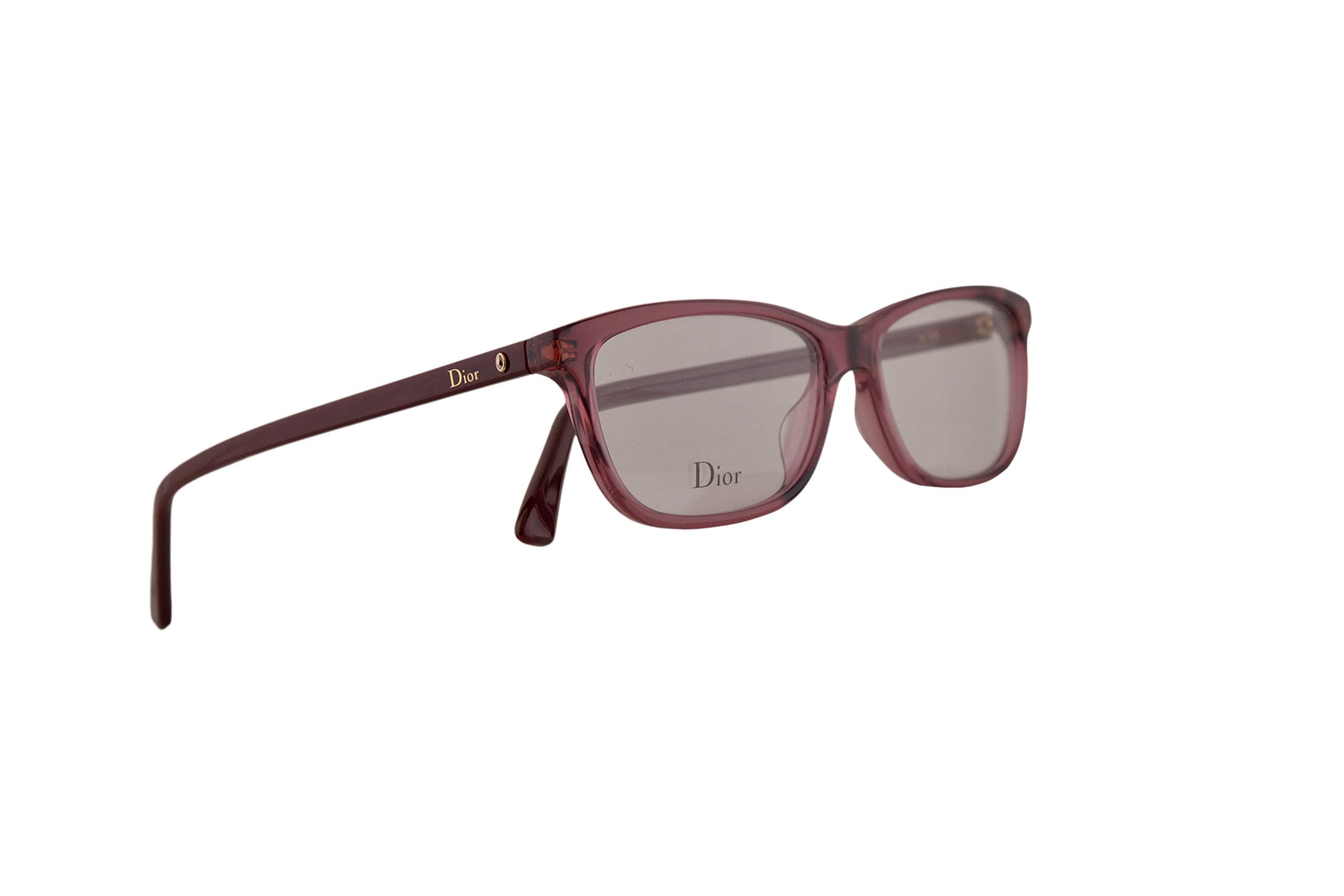 Christian Dior Montaigne n°56 Eyegl 51-14-145 Opal Burgundy w/Demo Clear Lens LHF 56 n56 Montaigne56