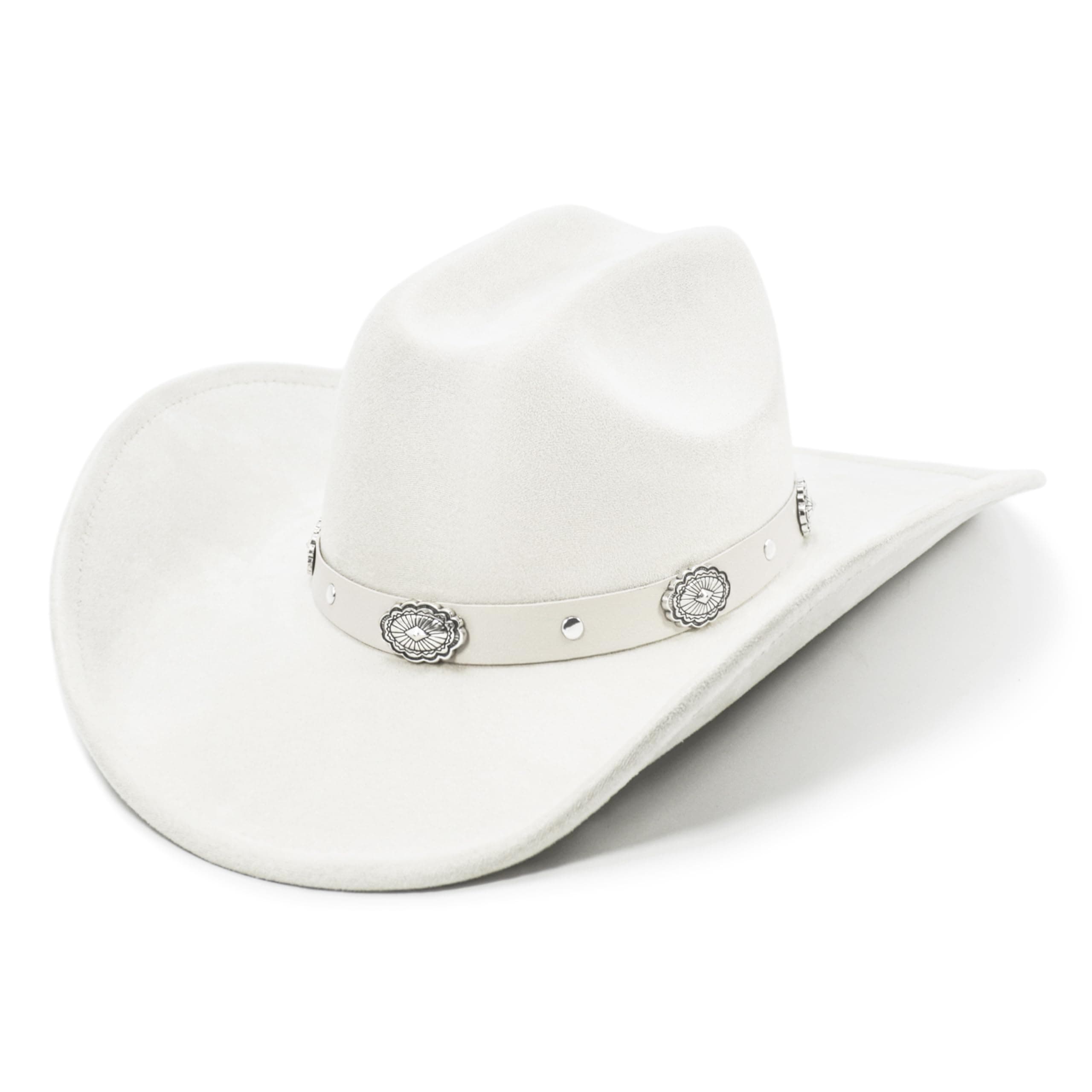 Cowboy Hat for Women and Men with Shapeable Wide Brim - Felt Cattleman Western Hats for Cowboys and Cowgirls