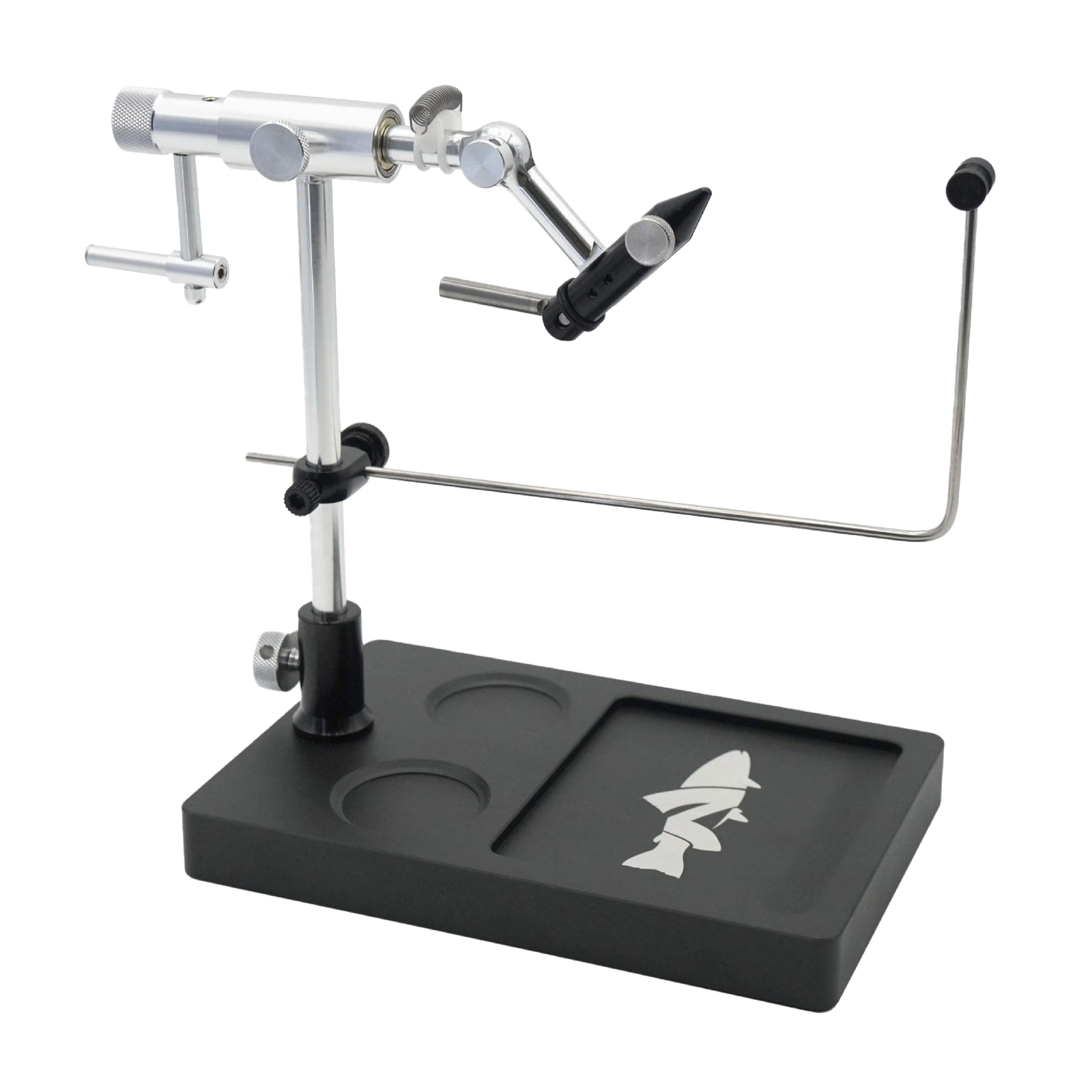 Nirvana V2 Rotary Fly Tying Vise with Travel Base - Now with Improved Jaws, Joints, and More functionality