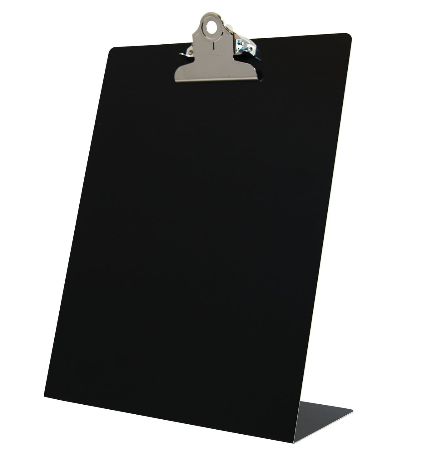 Saunders Black Free Standing Clipboard - Fits 8.5 x 11 inch Letter Size Documents - Ideal for Home, Office, and Business Use (22524)