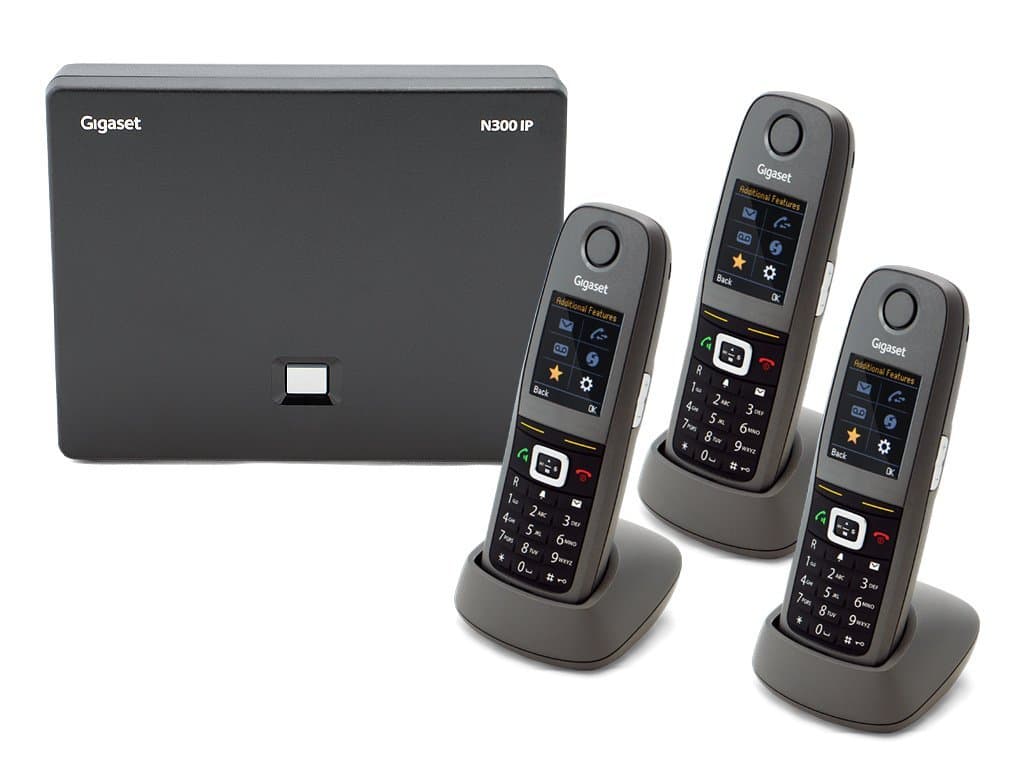 Siemens Gigaset N300IP Base & R650H Handset Bundle - 3 Handsets