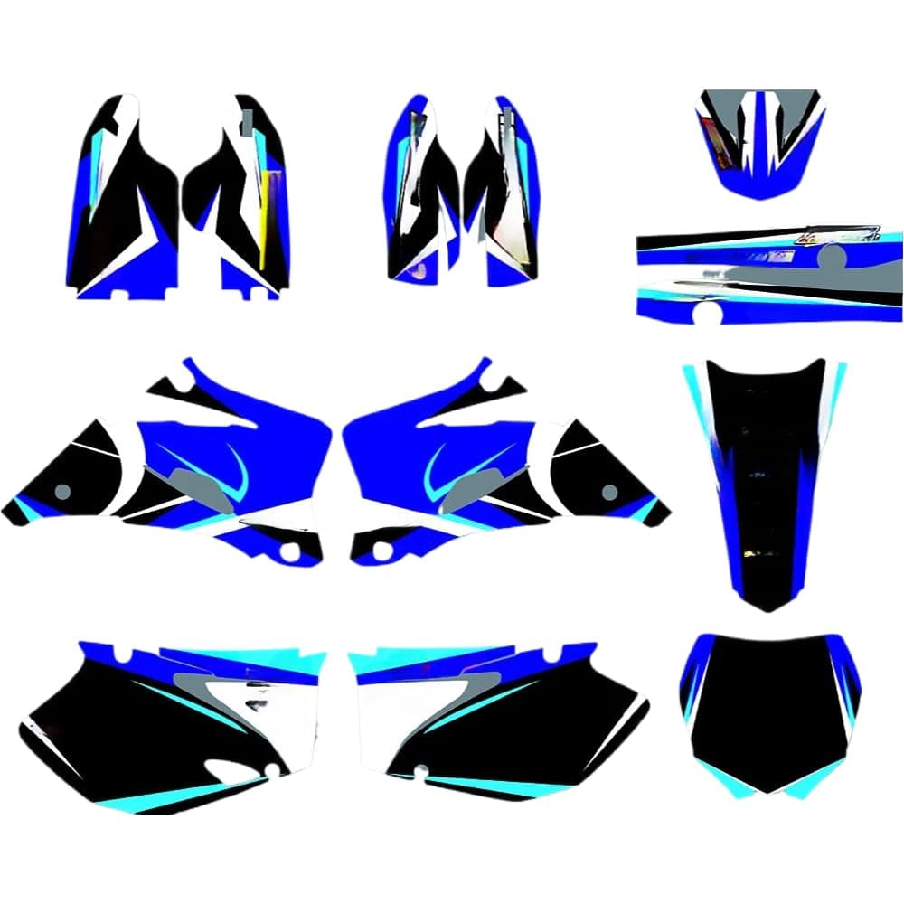 DST0640 3M Customized Motorcross Stickers Motorcycle Decals Graphics Kit for YAMAHA YZ250F YZ450F 2006 2007 2008 2009
