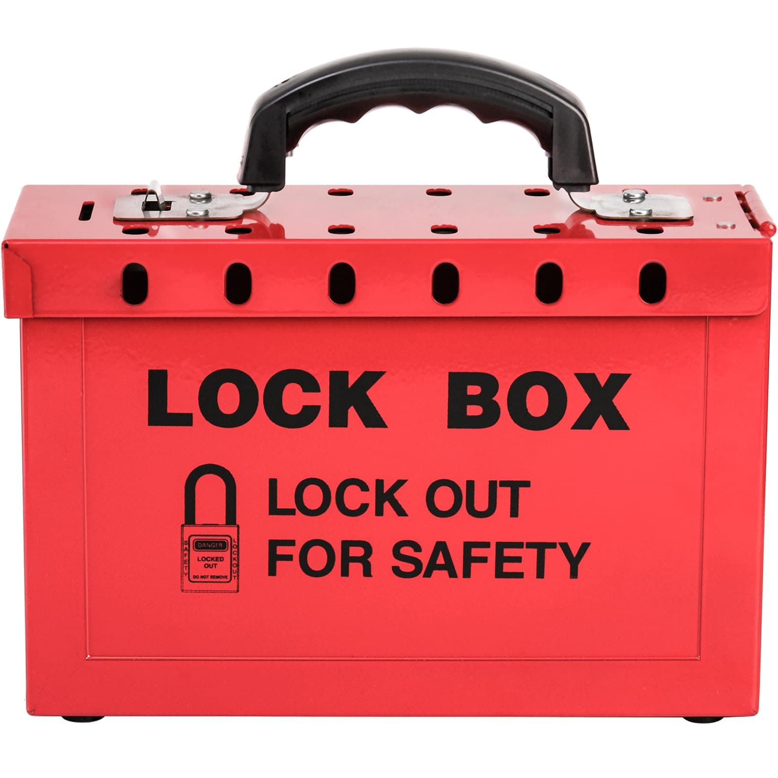 Group Lock Box, Red Portable Lockout Tagout Box Loto Box