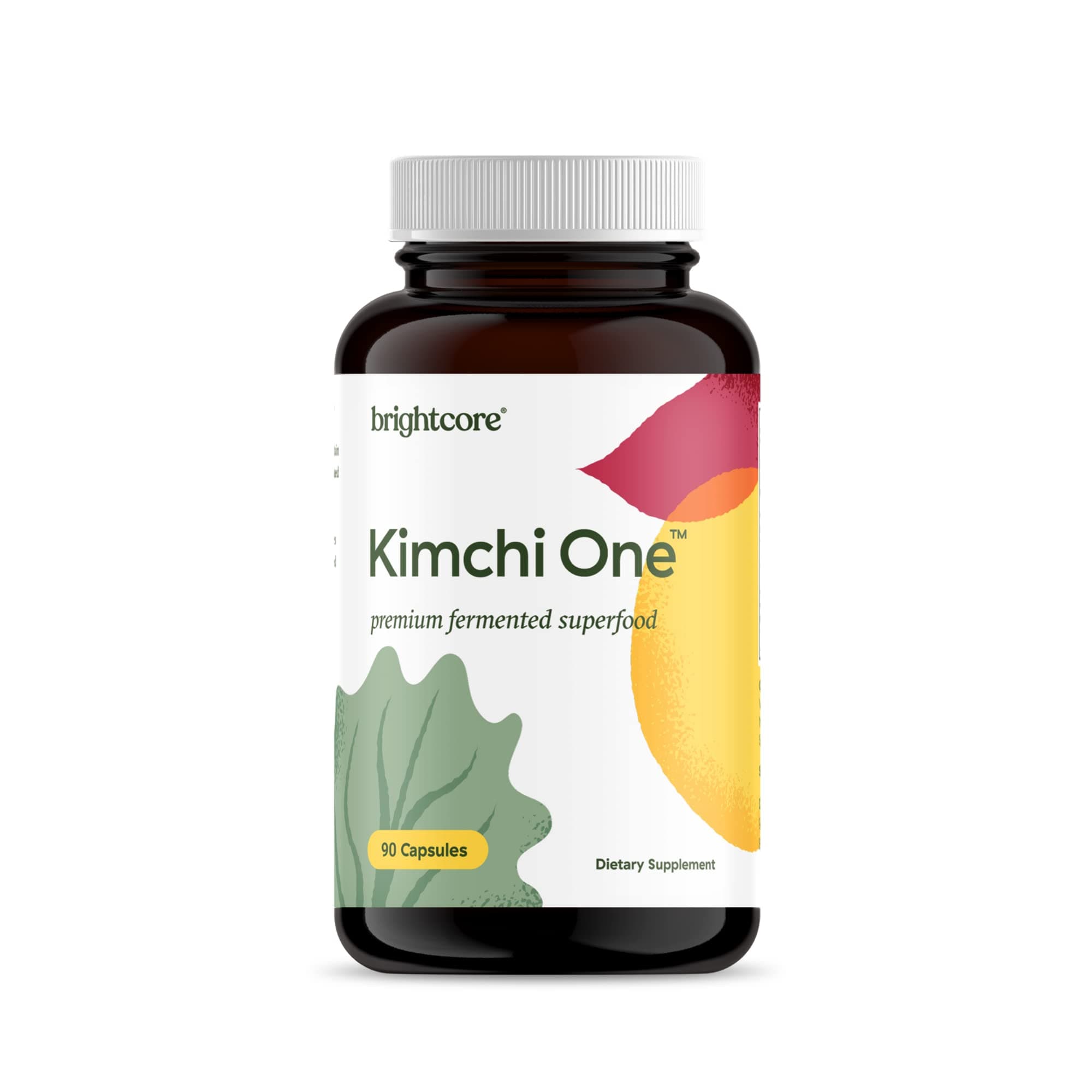 Nutrition - Kimchi One, Kimchi Powder Capsules, Probiotics, Enzymes, & Antioxidant Supplement, Premium Gut Health Superfood for Overall Well Being, Gluten-Free, 90 Vegan Capsules