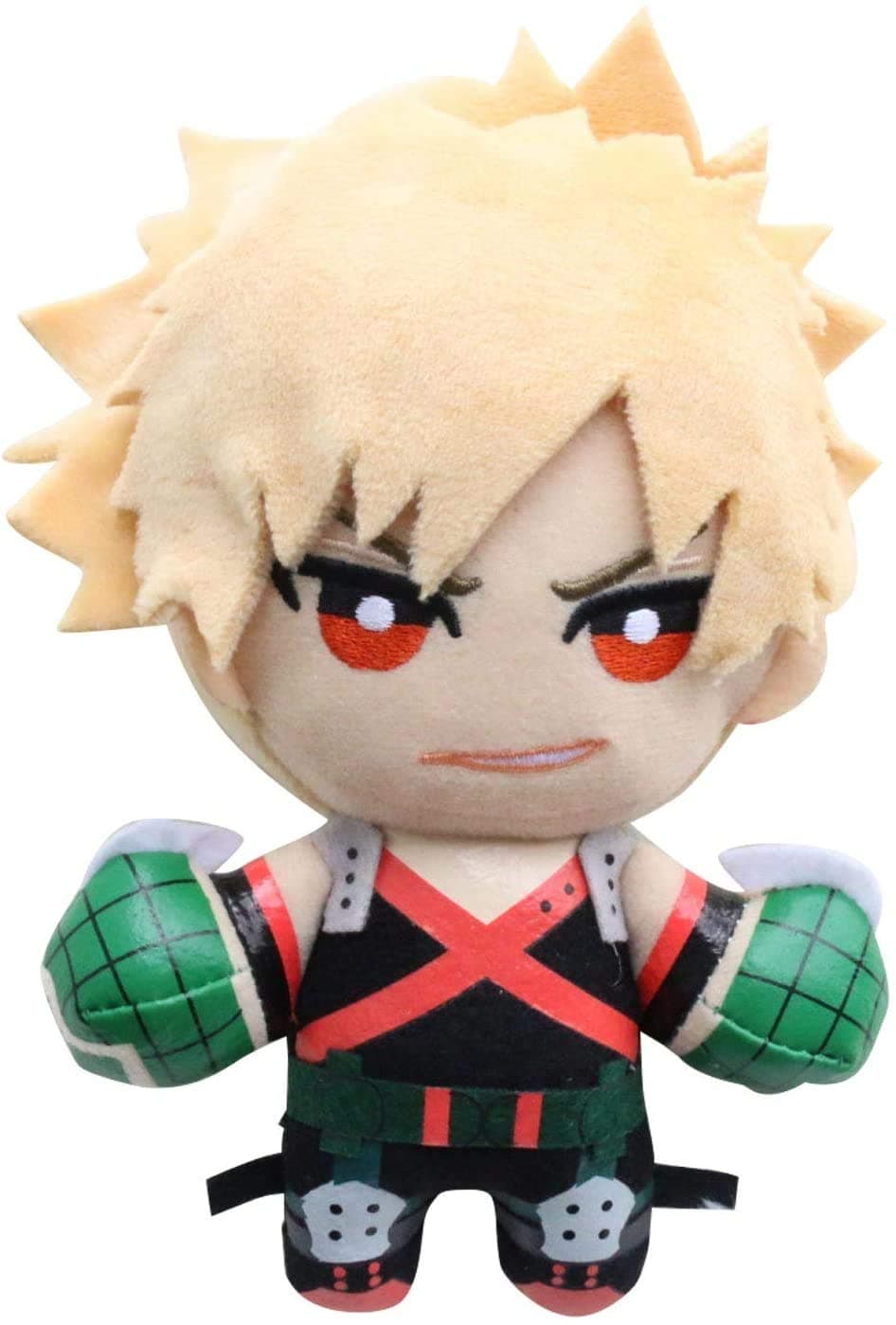 MHA Deku Plushie Todoroki Plushie Bakugou Plushies Plush Toy Stuffed Doll 15cm (Yellow, One Size)