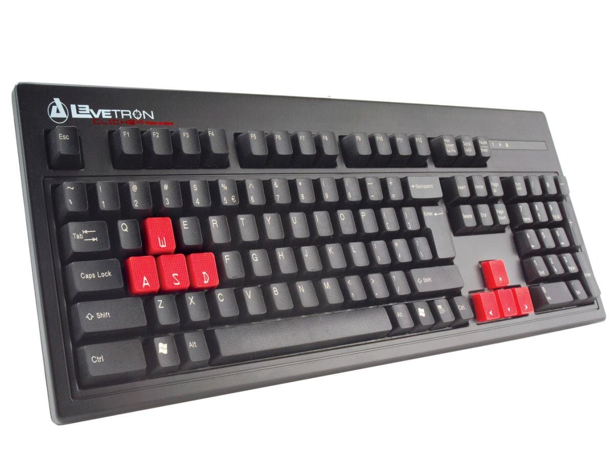 Aluratek AKB528U L3Vetron Clicker Mechanical Keyboard