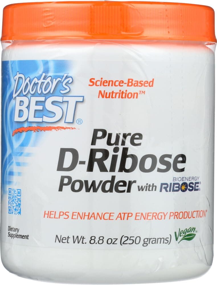 Non-GMO, Vegan, Gluten-Free, Energy Enhancement D-Ribose with Bioenergy Ribose, 250g