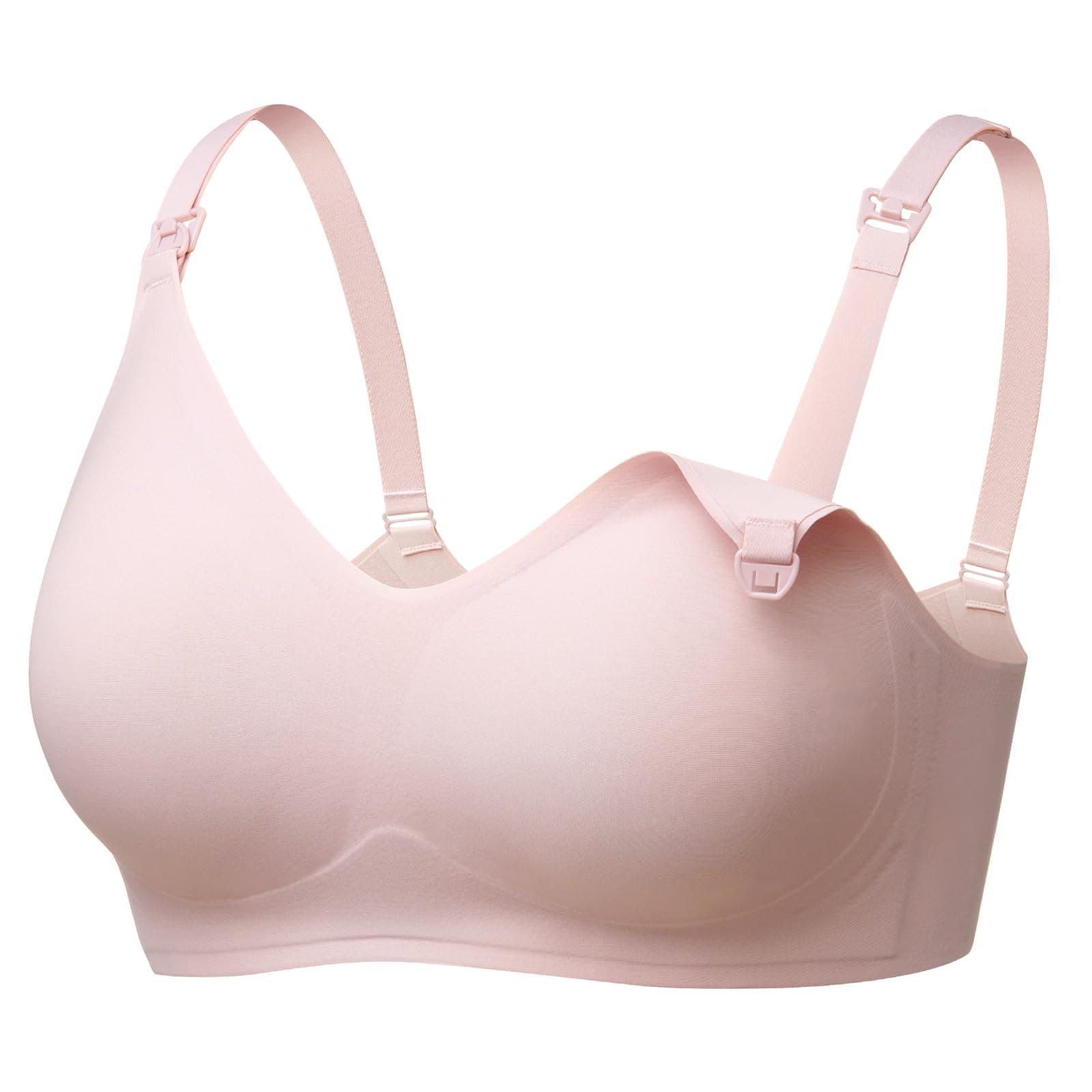 Lupantte Nursing Bras for Breastfeeding Seamless Maternity Bras for Pregnancy Sleep Bralette, Ultra Comfort Maternity Bra