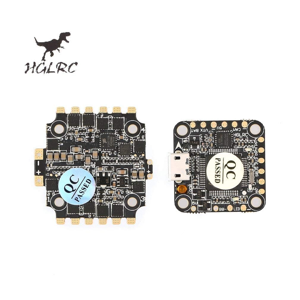 Part & Accessories HGLRC XJB F440 F428 F438 F4 Tower Flight Controller Betaflight OSD 4in1 40A Blheli_S ESC for 65mm-250mm RC Racing Drone Model - (Color: HGLRC XJB F438)