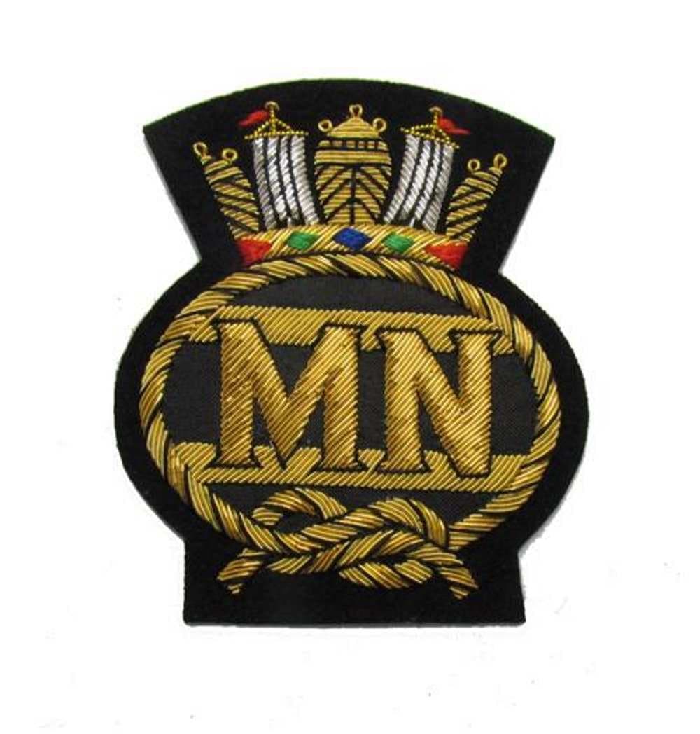 Badge Merchant Navy Bullion Wire Blazer Badge