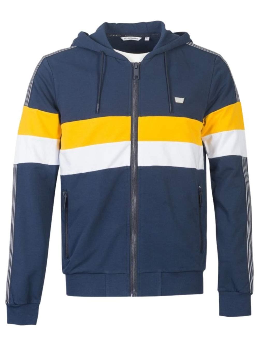 Men's Flepa Con Cappuccio E Fasce in Contrasto Nuring Tunic