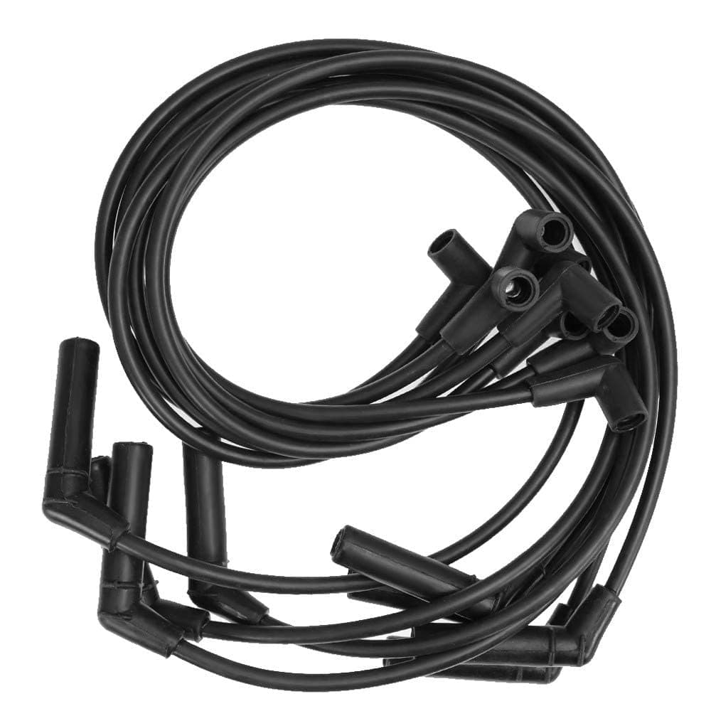 Anxingo 8MM HEI Spiral Core Spark Plug Wires Replacement for Chevrolet GMC 396-427-454