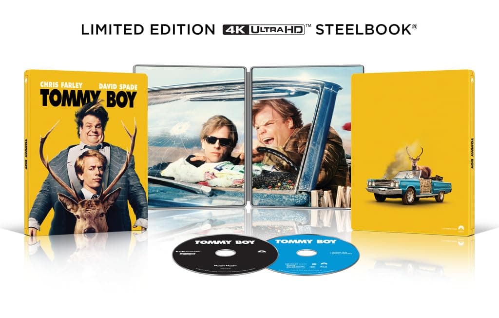 Tommy Boy [4K UHD Steelbook + Blu-Ray +Digital Copy]