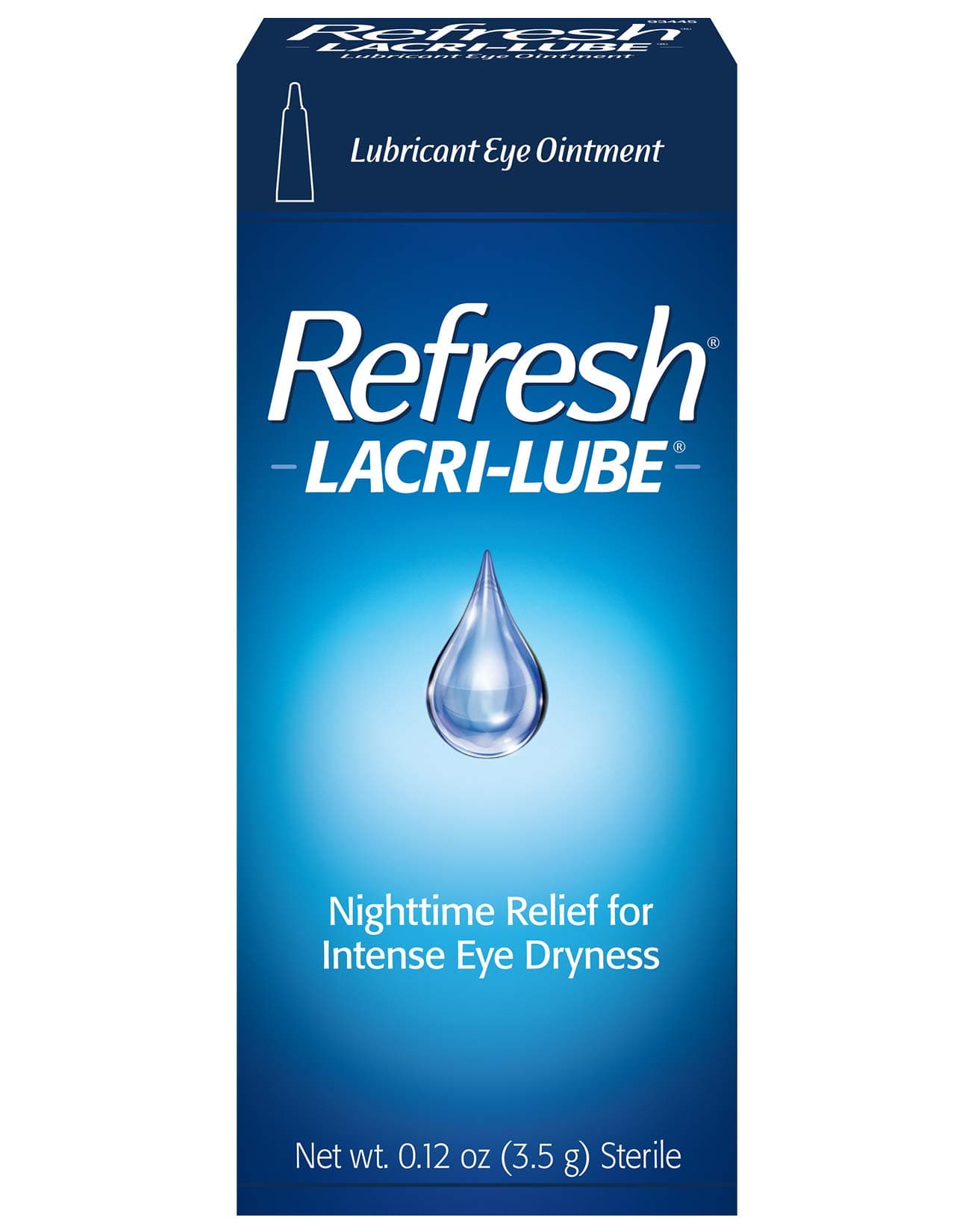 REFRESH LACRI-LUBE Lubricant Eye Ointment 3.50 g (Pack of 8)