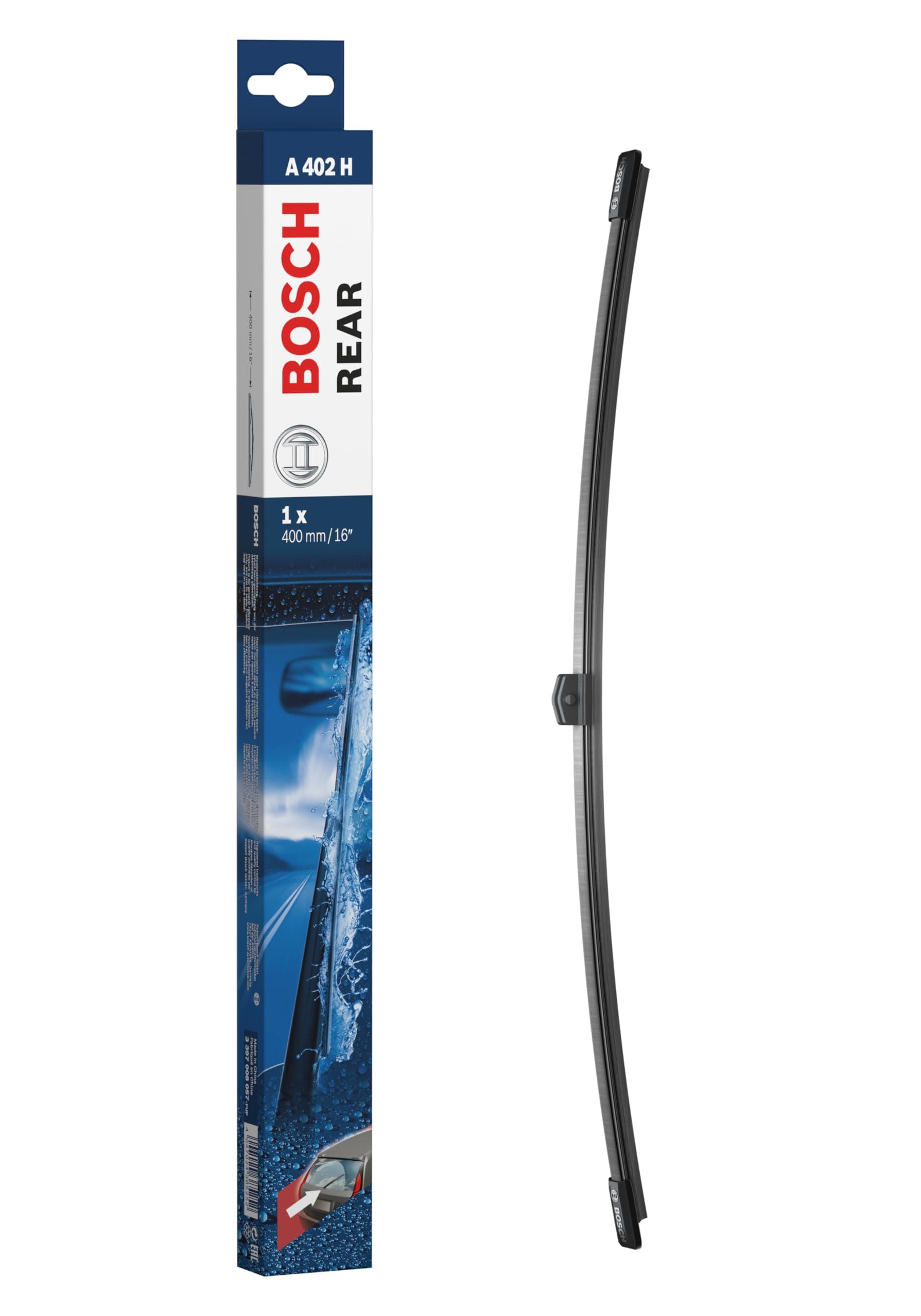 Bosch A402H / 3397008057 Rear Original Equipment Replacement Wiper Blade - 16" (Pack of 1)
