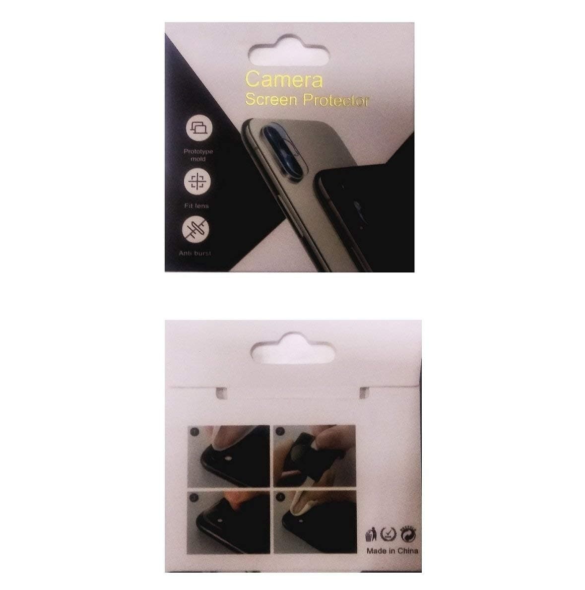 Unow Camera Lens Fiber Screen Protector for One Plus 6T / One +6T / 1+6T