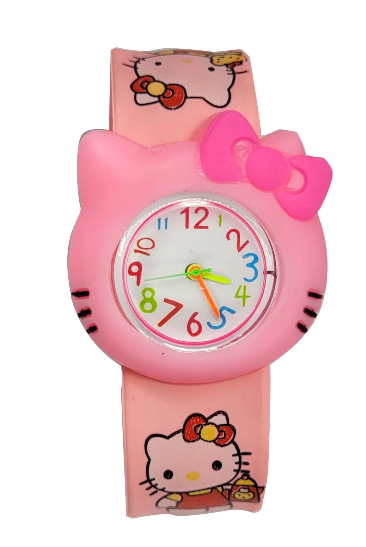 Dreamy Kitty/Frozen Analogue Slap Band Watch, Scale Watch for Boys and Girls Non Breakable Wrist Watch - Pack of 1