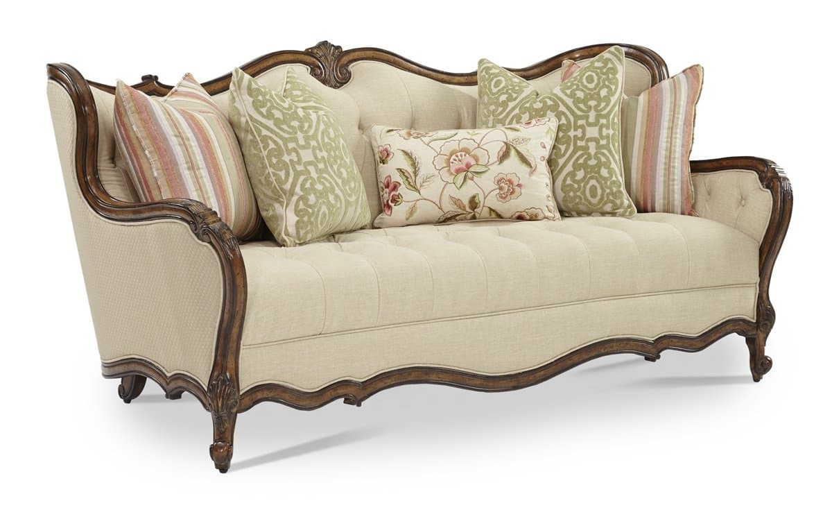 Lavelle Melange Aico Amini Sofa Living Room Furniture (Sofa & Settee in Bisque)