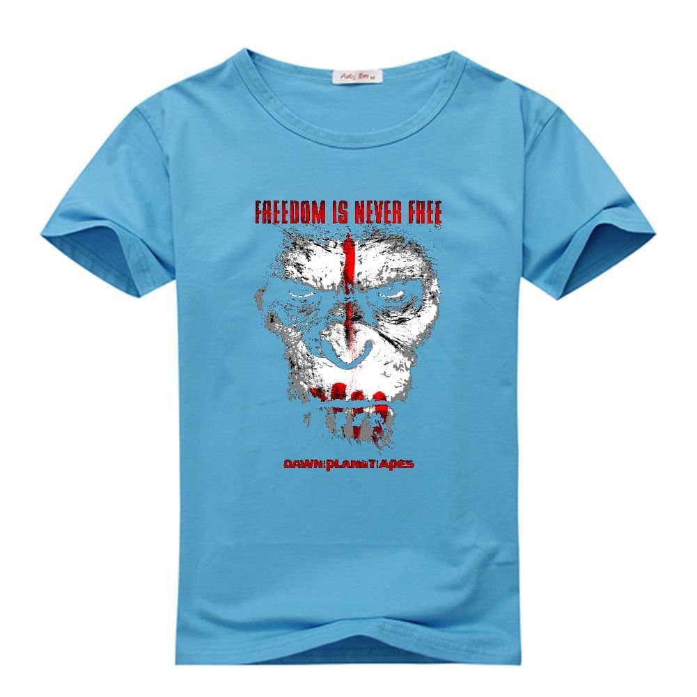 DIYtshirt Dawn Of The Planet Of The Apes T-Shirt, Custom Men's Classic 100% Cotton T-Shirt With Dawn Of The Planet Of The Apes