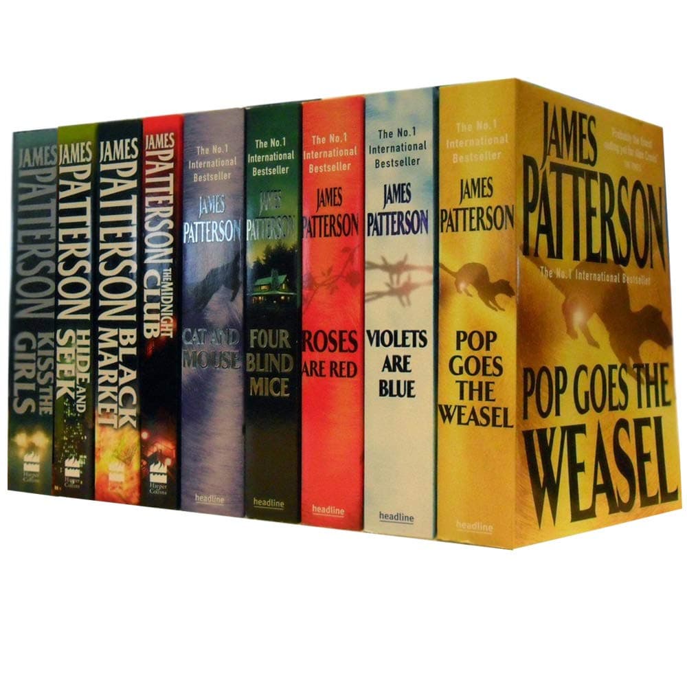 James Patterson Collection 10 Books Set RRP £79.90 (Pop Goes the Weasel, Violets are Blue, Jack and Jill, Four Blind Mice, Cat and Mouse, The Midnight Club, Hide and Seek, Along came a spider, Black market, Kiss the girls)(James Patterson Collection) Paperback