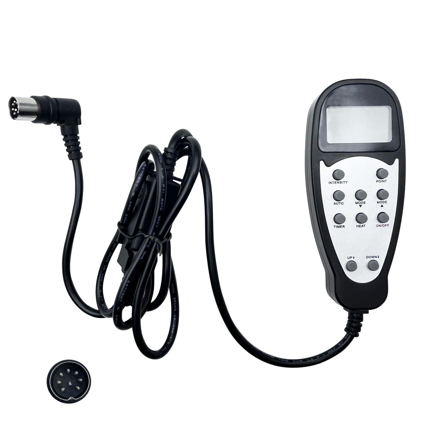 OEM Emomo NHX03 8 Pin Massage Remote Control with Display Screen for Lazy Boy, Ashley, Costco, Sam's Club, Sears, Walmart, etc Lift Chair with Massage, Heat, Lift&Recline 8 Pin Lift Chair Remote