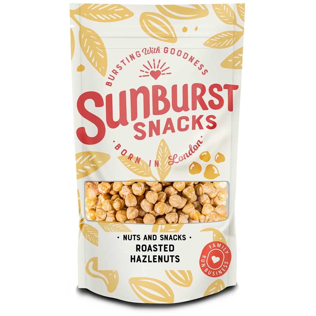 Sunburst Whole Hazelnuts Roasted & Blanched, Unsalted, Resealable & Recyclable Packaging, 1kg