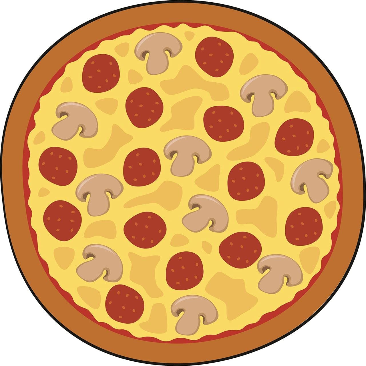 gle Pizza Hand Towel