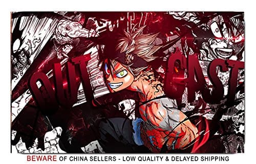 Black Clover Anime Stylish Playmat Mousepad (24 x 14) Inches [MP] Black Clover-2