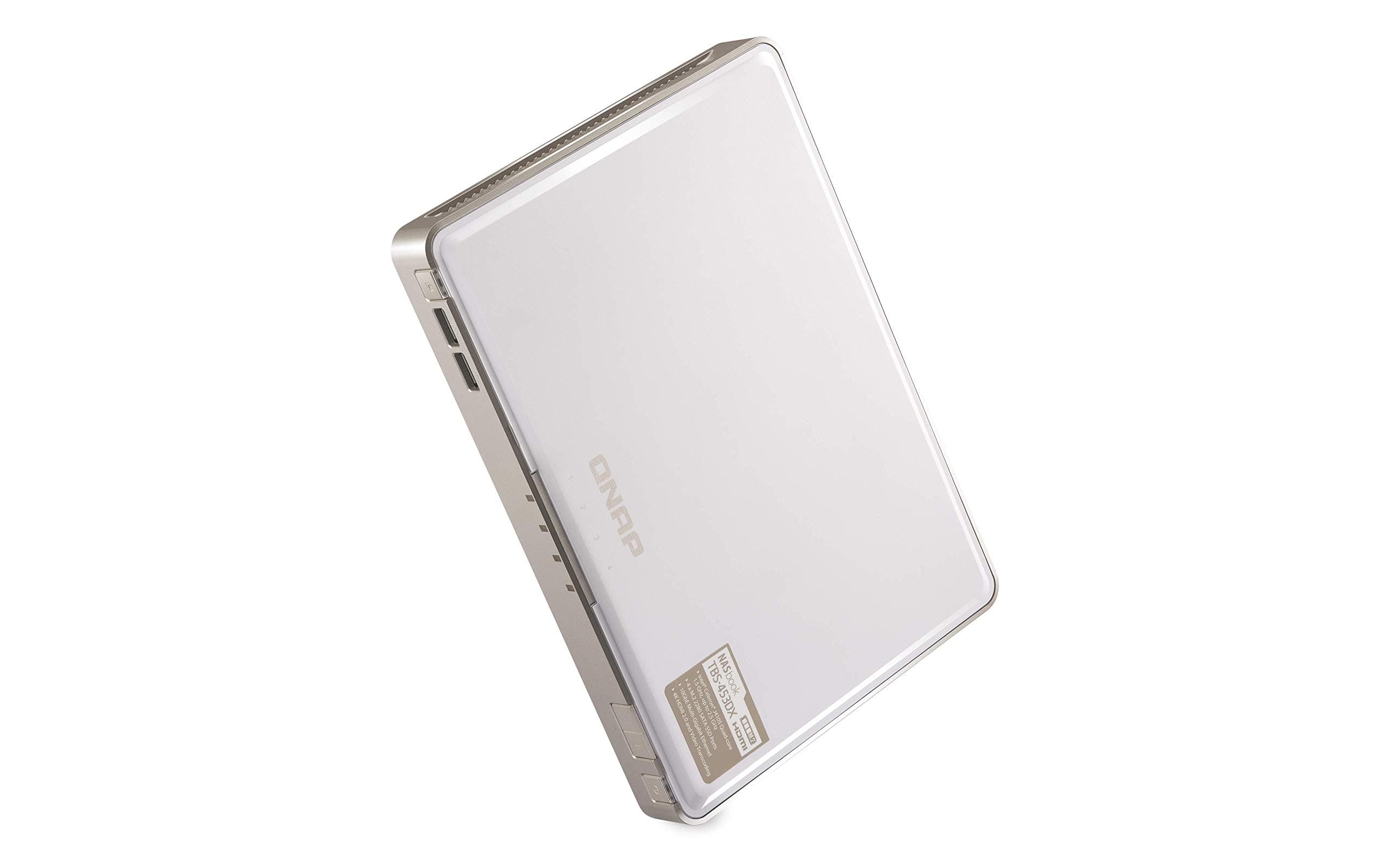 QNAP TBS-453DX-8G-US 4 Bay, 8GB, Quad-Core M.2 SATA SSD Nasbook with 10GbE