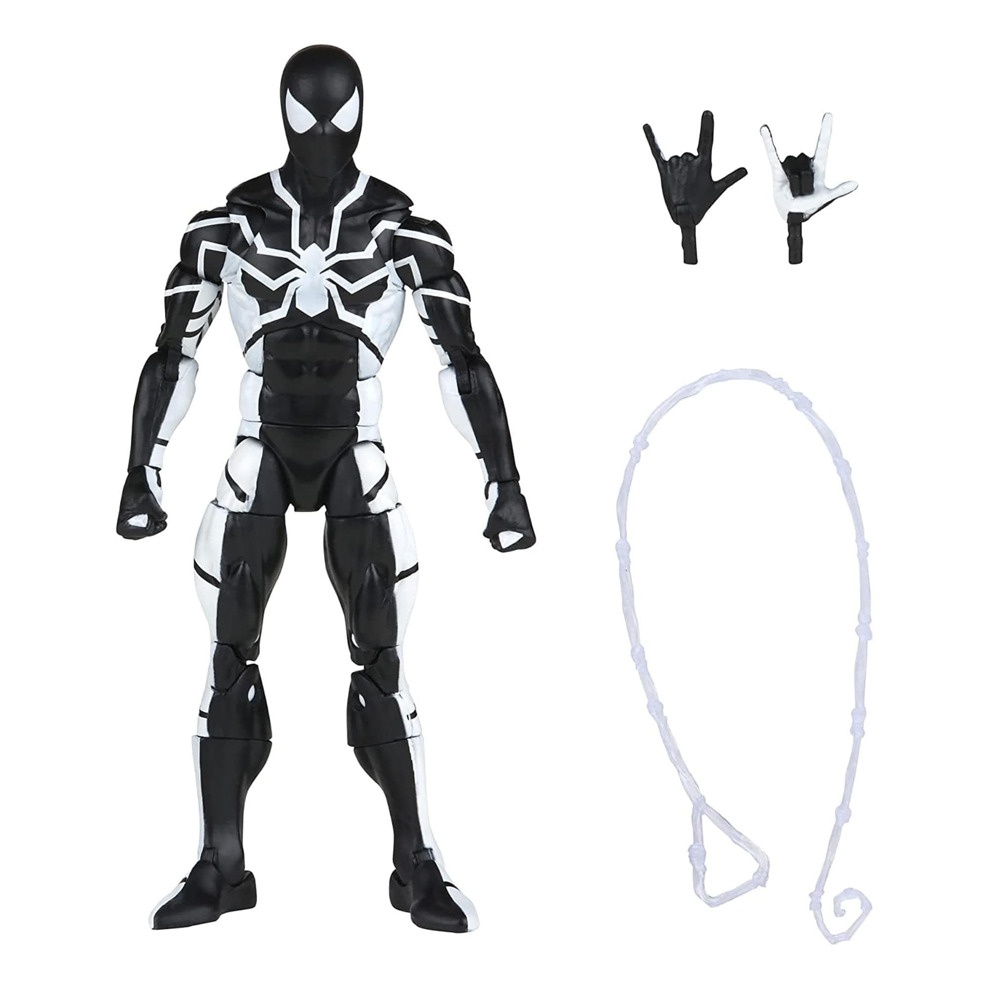 Hasbro Spider-Man Marvel Legends Series 6-inch Future Foundation (Stealth Suit) Action Figure Toy,Includes 4 Accessories