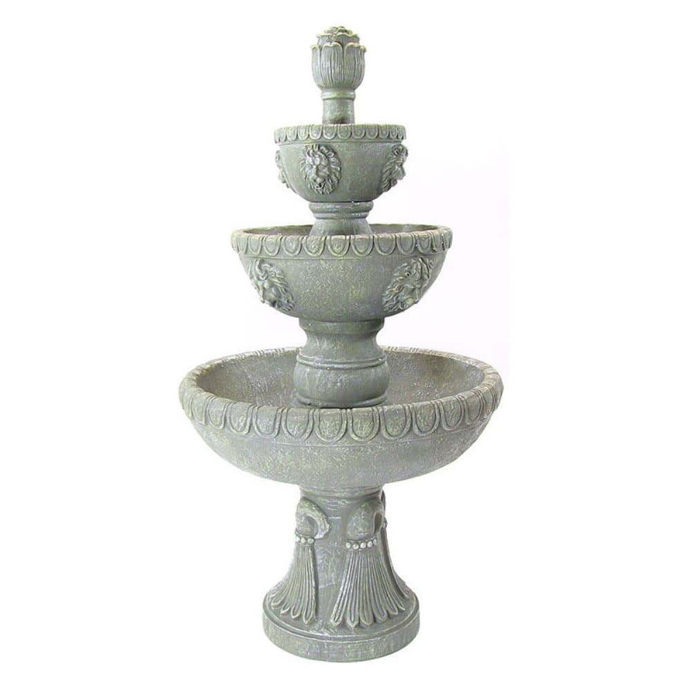 4 Tier Lion Head Water Fountain